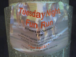 Pacers Tuesday Night Fun Run